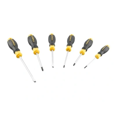 Image of Stanley Cushion Grip Screwdriver Set 6 Piece