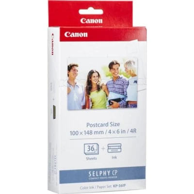 Image of Canon 7739A001AH KC 36IP INK/CARD 36 PCS., black
