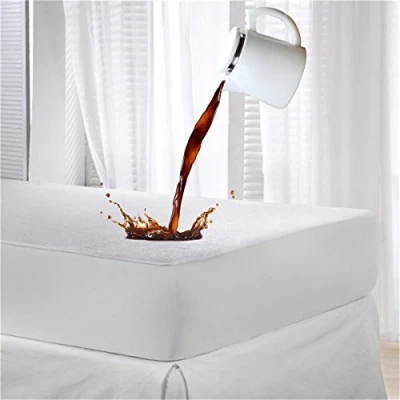 Image of Artistic Fashionista Luxury Non Allergenic &amp; Waterproof TERRY TOWELLING MATTRESS PILLOW PROTECTORS (King)