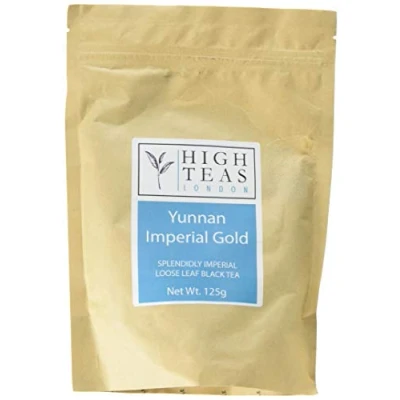 Image of High Teas London Yunnan Imperial &quot;Gold Tip&quot; Shanghai Breakfast Black Tea, 125 g