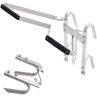 Image of Ladder Stand Off Bracket Stay Use on Corners, Universal V Shaped Down Pipe Off, Accessory Helps Stop Your Slipping and Keep Safety Direct from Manufacture Fits Most Ladders