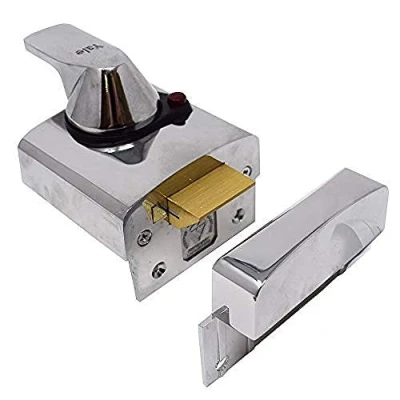 Image of Yale B BS2 CH 40 British Standard Nightlatch 40mm Chrome Finish High Security Approved by Insurance Companies