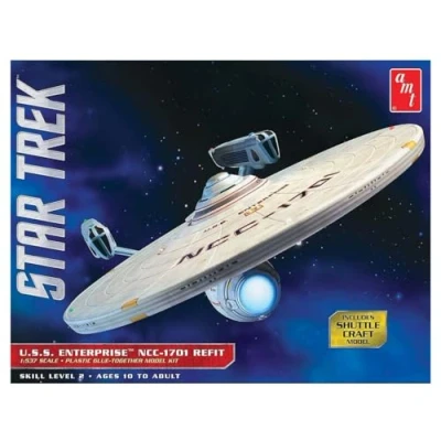 Image of AMT AMT1080 Star Trek 1:537 U.S.S Enterprise NCC 1701 Refit, Multi