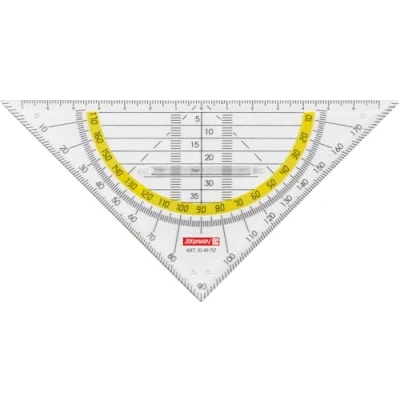 Image of Baier Schneider &amp;GEOMETRIE , Office, School Set Square Protractor School), Plastic, 160 CM