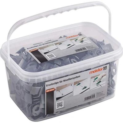 Image of Meister Replacement Clips for Levelling System, 400 Pieces, 4423200.