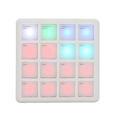 Image of M Vave SMC pad Pocket Bluetooth midi controller, 16 Velocity sensitive with aftertouch