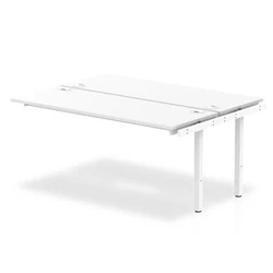 Image of Impulse Bench B2B Ext Kit 1600 White Frame Office Desk