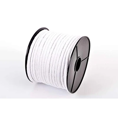Image of 100M Everlasto 10mm Coloured Cotton Magicians Rope Available in 31 Colours (SNOW WHITE)