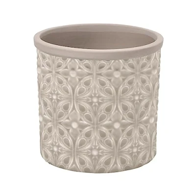 Image of Burgon &amp; Ball Glazed Pot Porto Small Grey