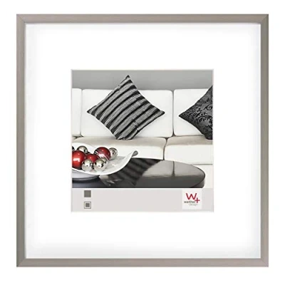 Image of walther Design Picture Frame Steel 30 x cm Aluminium with PassepArtout, Chair AJ330D