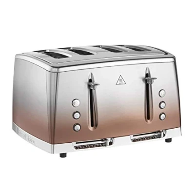 Image of Russel Hobbs 25143 Eclipse Copper Sunset 4 Slice Toaster