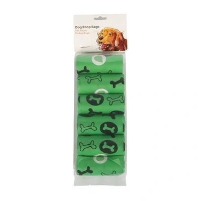 Image of Kbeltah Dog Poo Bags 90 bags/6 Rolls Counts Biodegradable Poop Waste Bag Refill for Dogs GREEN