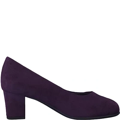 Image of Jana Women&#039;s Softline 8 22468 41 Komfortable Mehrweite Bequemschuh Klassisch Alltagsschuhe Business Schlicht Closed Toe Pumps, Purple, 5 UK