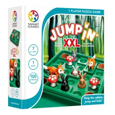 Image of SmartGames Jump In XXL, Extra Large Puzzle Game with 100 Challenges, 7+ Years