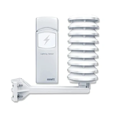 Image of Ecowitt Wireless Lightning Detector Sensor, Accessory Sensor for Weather Station Ecosystem, WH57