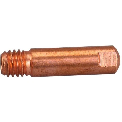 Image of 4x Parweld B1527 09 Contact Tip 0.9M M M6 ECU