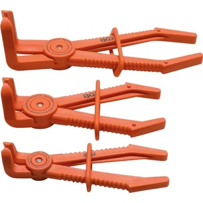 Image of BGS 8764 Hose Clamp Pliers Set 90 Angled 155 220 mm 3 pcs.