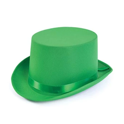 Image of Bristol Novelty BH498 Topper Hat 1 Piece Green One Size ‎31 cm x 26 14 Top