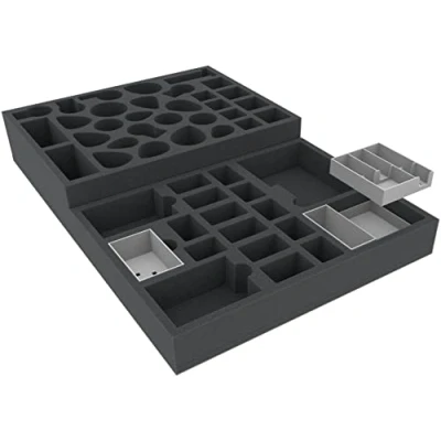 Image of Feldherr foam tray set + token holders compatible with Warhammer Quest: Blackstone Fortress core game box