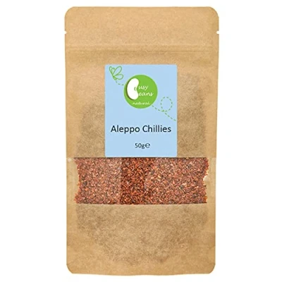 Image of Aleppo Chilli Flakes, Pepper (Pul Biber) by Busy Beans (50g)
