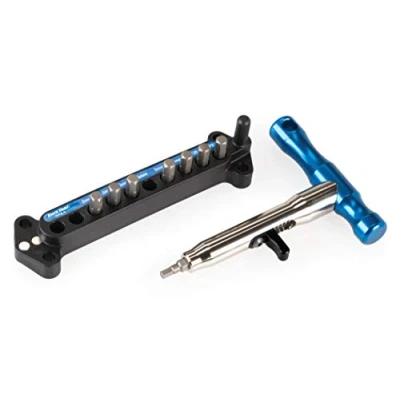 Image of Park Tool,One Size QTH 1 Quick Change Bit Driver Set, Blue/Silver