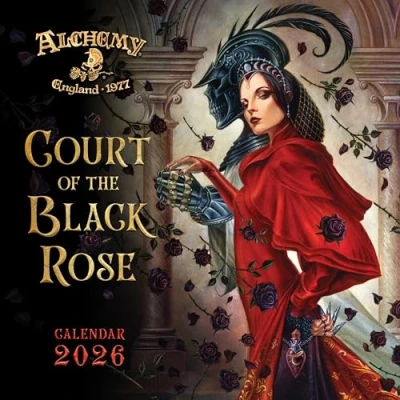 Image of Alchemy: Court of the Black Rose Wall Calendar 2026 (Art Calendar)