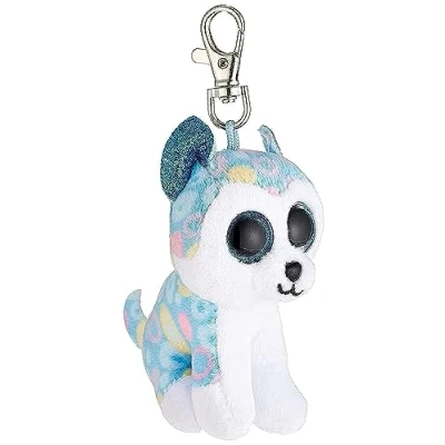 Image of TY 2005108 Helena Husky With Horn Fantasie Keychain, Multicolor, 7 CM