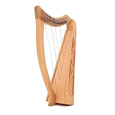 Image of MMX celtic harp in natural 19 strings