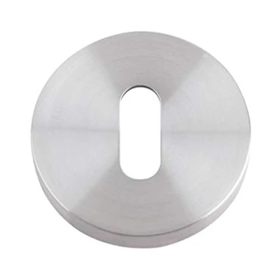 Image of Zoo Round Rose Escutcheon Satin Stainless Steel Standard Profile