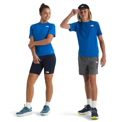 Image of The North Face TEEN NEW TEE Unisex Sports Tshirt for kids, Size: 7/8y, Hero blue