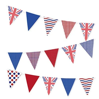 Image of amscan 9913028 A Day to Remember Paper Pennant Bunting (6pcs, 4m)