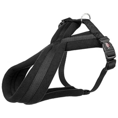 Image of Trixie Premium Harness with Fleece Padding, Black, ML: 5090 cm/25 mm