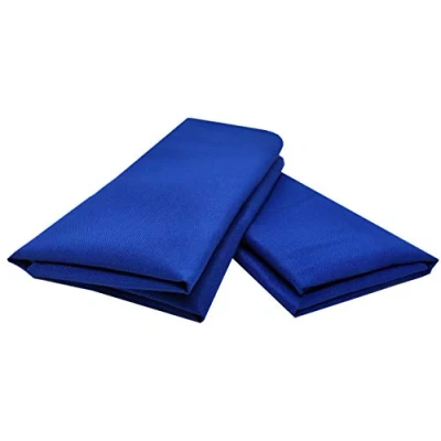 Image of Table_Linen 10pcs Square Polyester Napkins 19&#039;&#039; x (48cm 48cm) For Wedding Dinner Restaurant Xmas (ROYAL BLUE)