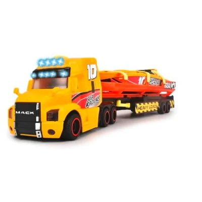 Image of DICKIE Sea Race truck with Speed boat 28CM toy and for kids