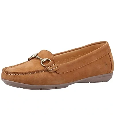 Image of Hush Puppies Women&#039;s Molly Snaffle Loafer, Tan, 8 UK