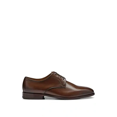 Image of BOSS Lisbon DERB BU N Smart laceups brown, Men&#039;s, Size: 8, Brown Calfskin