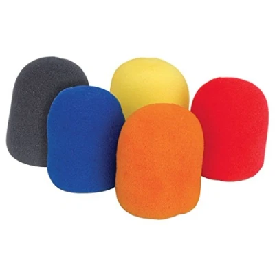 Image of QTX 188.013 Microphone Windshield Assorted Colors (Pack of 5)