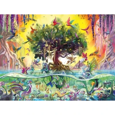 Image of Ravensburger 12000798 Sea Unicorn 1500 pieces jigsaw Puzzle for adults and kids age 14 years up, fantasy