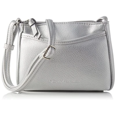 Image of TOM TAILOR Women&#039;s Cilia Shoulder Bag, Silver, S