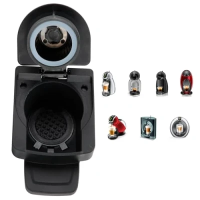 Image of Capsule Adapter Coffee Machine Converter Integrated Flip Design Disposable/Reusable Capsules Maker Accessory for Dolce Gusto