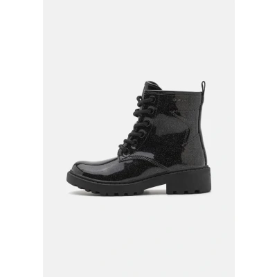 Image of Geox J Casey Girl G Ankle Boot, Black, 4.5 UK