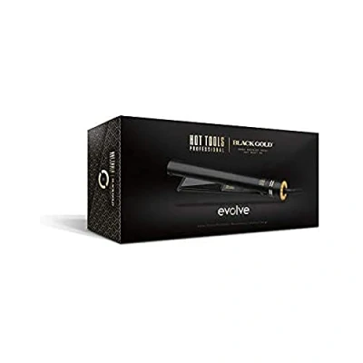 Image of Hot Tools Evolve Titanium Hair Styling Iron Black &amp; Gold 32mm