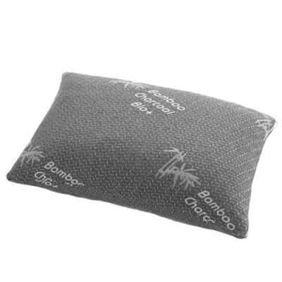 Image of Aspect Bamboo Charcoal Luxury Memory Foam Pillow, Hypoallergenic, for Neck Pain Relief, Deep Sleep, Premium Support (Charcoal, 1)