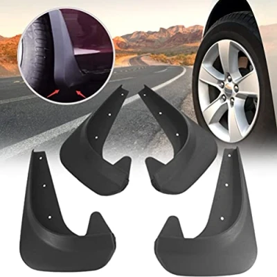 Image of BBABBT 4pcs Universal Mudflaps For Car Pickup SUV Van Truck Mud Flaps Splash Guards Mudguards Dirty Traps, Wear resisting Panel
