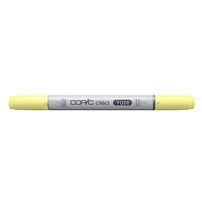 Image of COPIC Ciao Coloured Marker Pen (YG 00) Mimosa Yellow, For Art &amp; Crafts, Colouring, Graphics, Highlighter, Design, Anime, Professional Beginners, Supplies Colouring Books