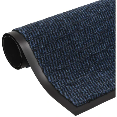 Image of vidaXL Dust Control Mat Rectangular Tufted 60x90 cm Blue