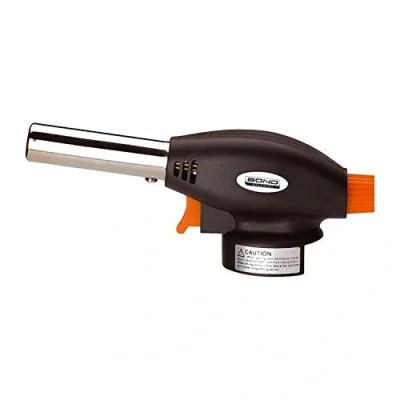 Image of Auto Ignition Flame thrower Camping Welding BBQ Starting Soldering Flamethrower Weed Burner Blow Torch Butane Gas