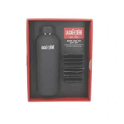 Image of La Cafetiere Brew And Go Gift Set 500ml Flask With 10 Tea Sachets