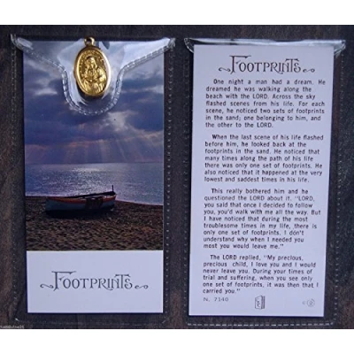 Image of FOOTPRINTS Prayer Card