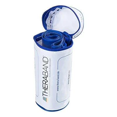 Image of Thera Band Exercise in Zip Bag (2.5 m), azul (bleu)